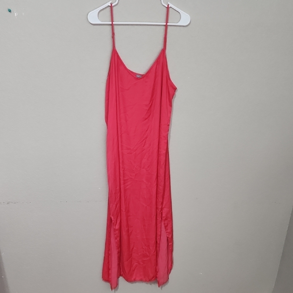 Arie Slip Dress Womens Size XL pink